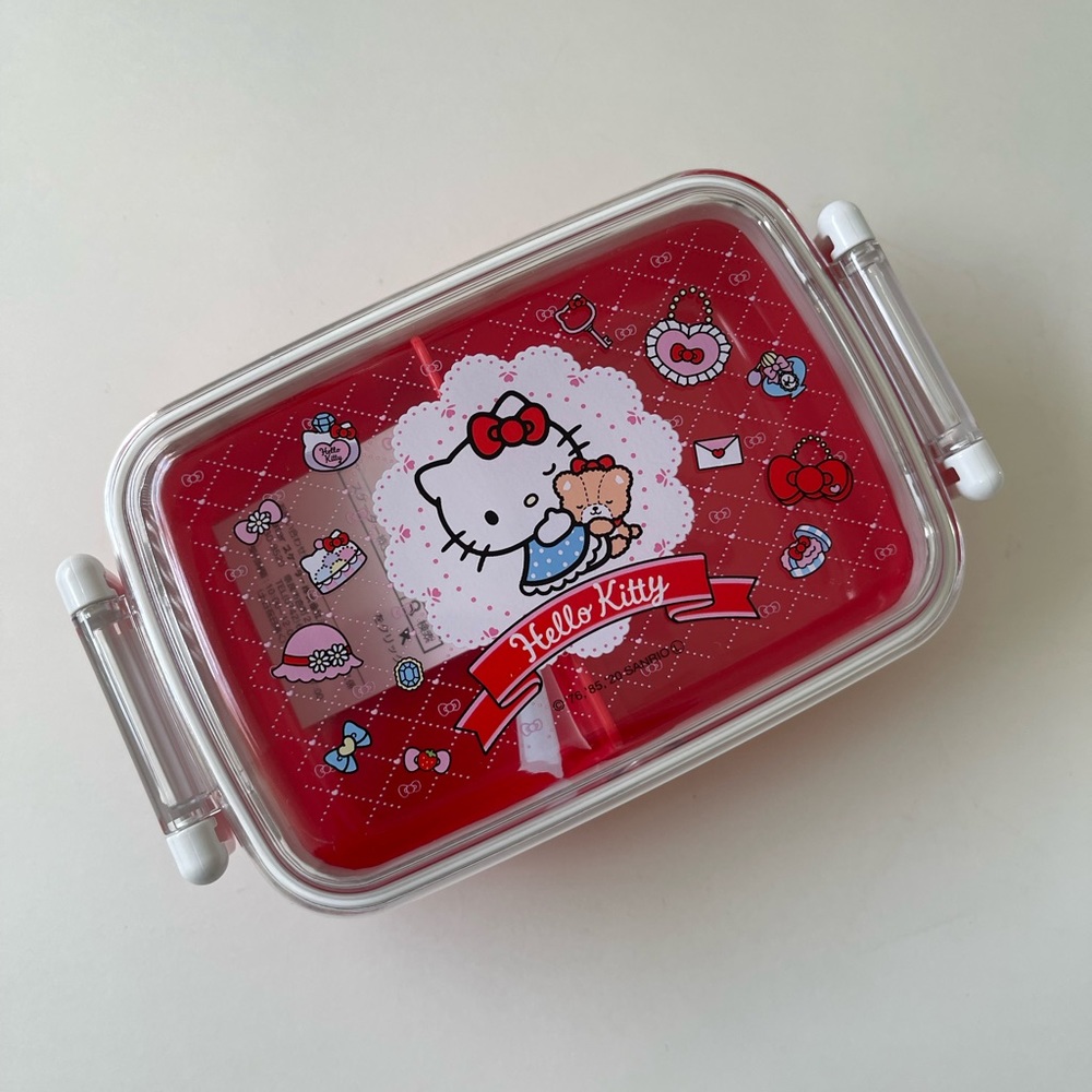 Sanrio Hello Kitty Red Bento Lunch Box